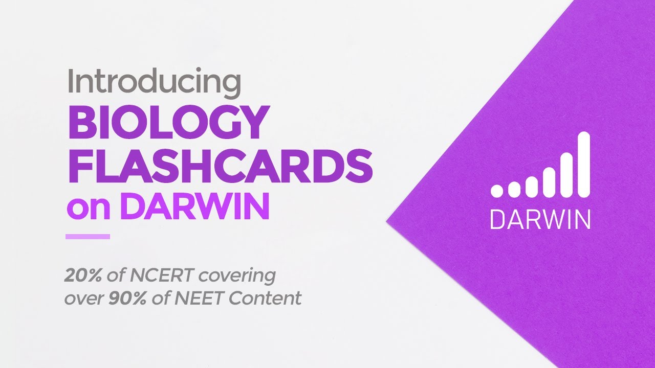 Introducing Biology Flashcards on Darwin | Perfect Complement to you NEET prep