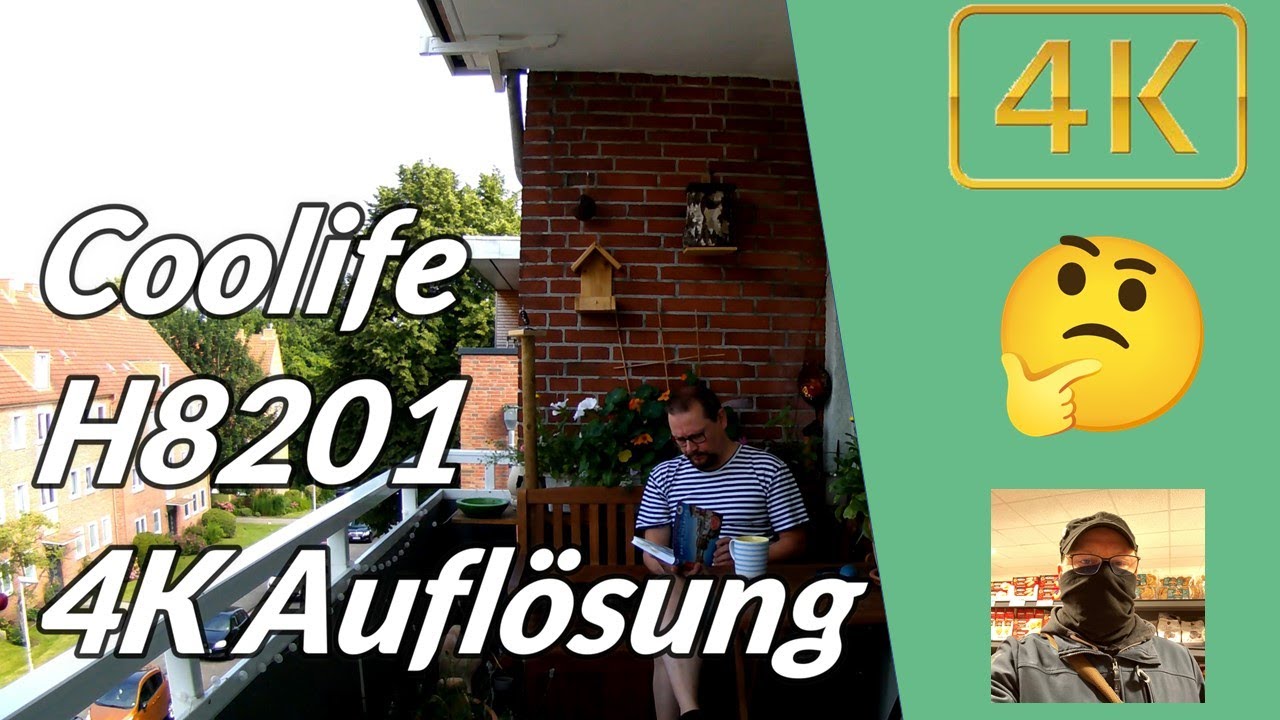 4k - Coolife H8201 - Test - COOLIFE Wildkamera Dual-Kameras 4K 20MP - Jagdkamera - Trailcam