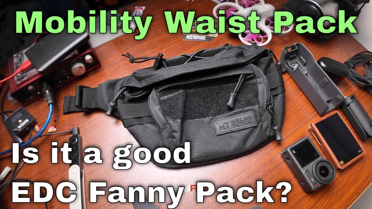 Highland Tactical Mobility Waist Pack / Fanny Pack // EDC Practical bag