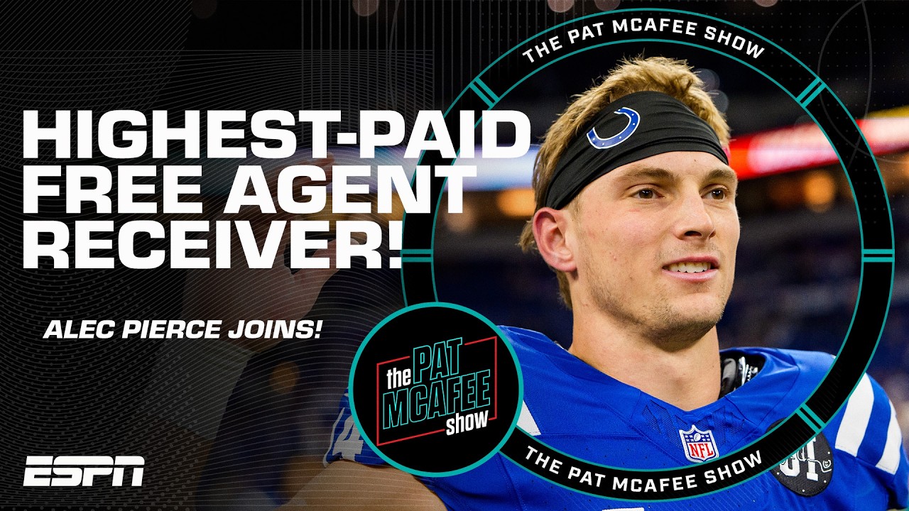 Alec Pierce becomes the HIGHEST-PAID FREE AGENT WR in NFL HISTORY! 🤑 | The Pat McAfee Show