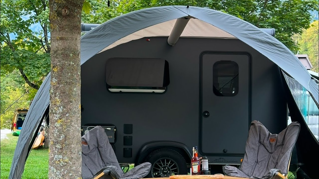Geschlossenes Vorzelt für den MINIATOURING Caravan