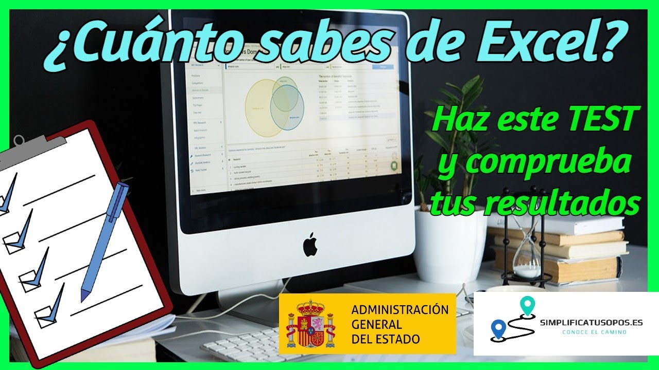 Test de Excel para las oposiciones de Administrativos y Auxiliares de la AGE.