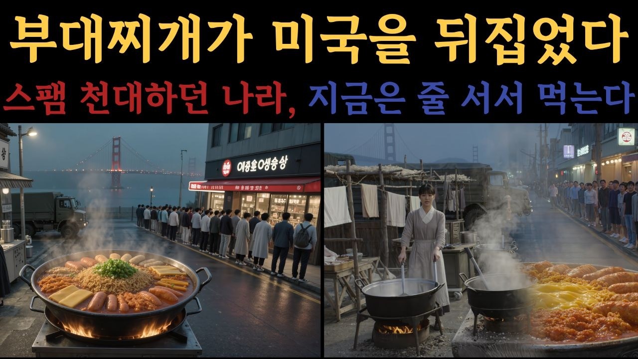 부대찌개가 미국을 뒤집었다 (001) #부대찌개 #K푸드 #한류에빠진세상 #미국한식열풍 #스팸부활