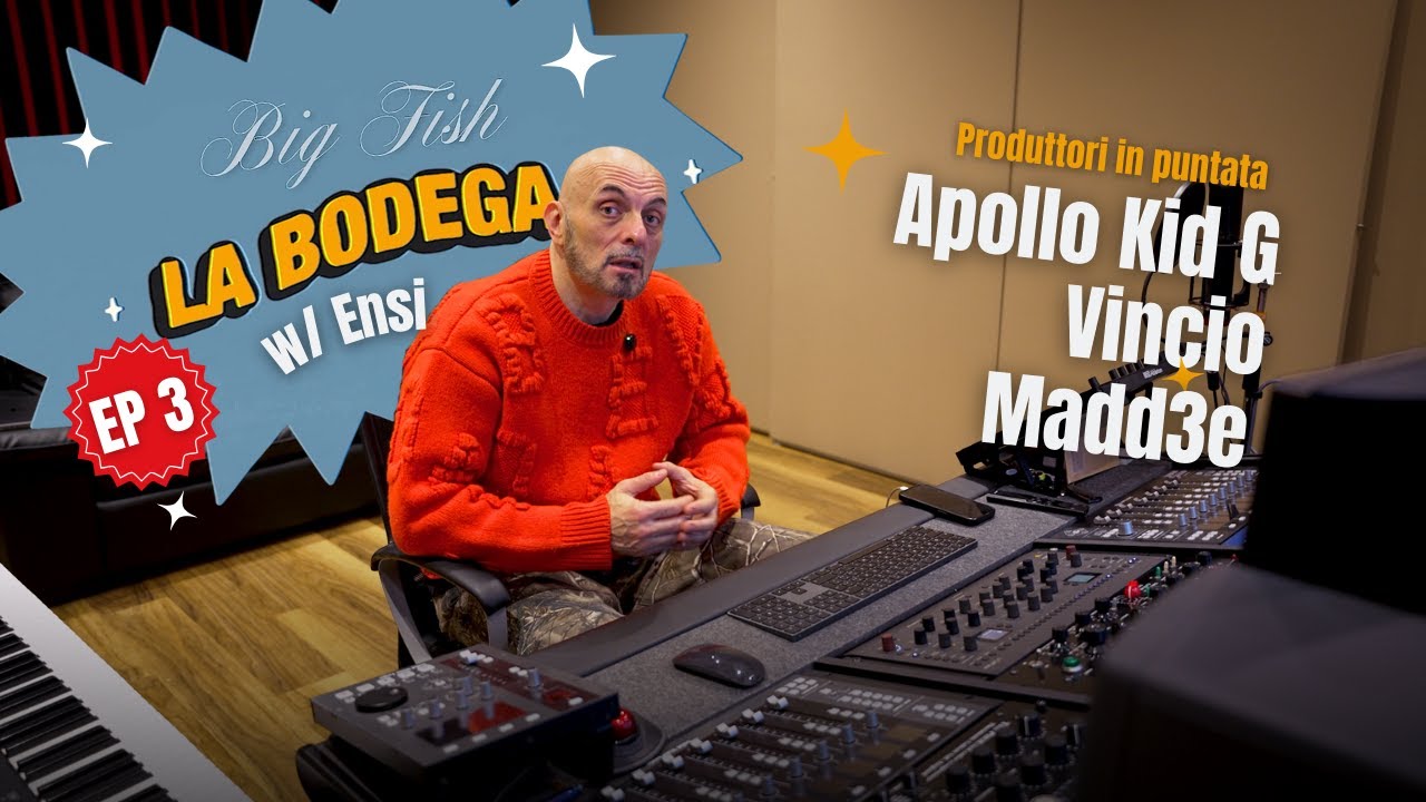 EP 3 LA BODEGA di Big Fish | Apollo Kid G VS Vincio VS MadD3E (Ospite Ensi)