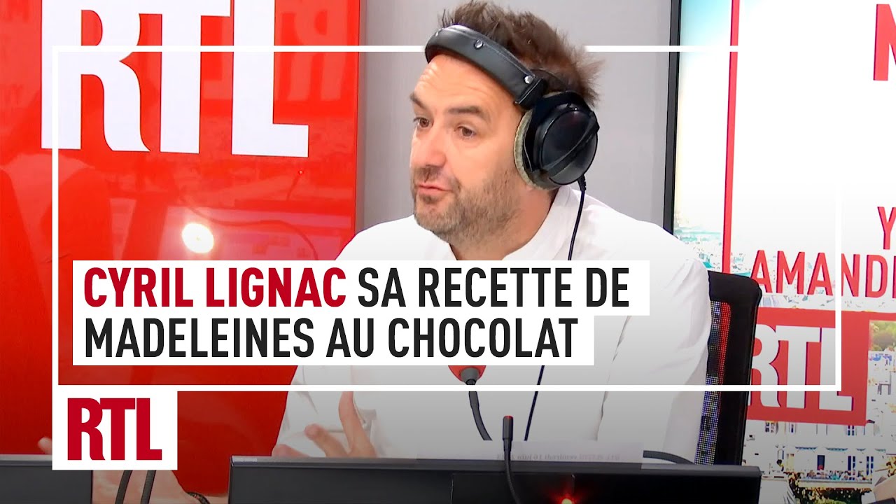 Cyril Lignac : sa recette des madeleines au chocolat