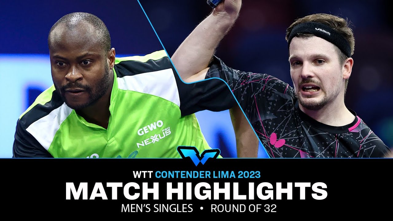 Quadri Aruna vs Ricardo Walther | MS R32 | WTT Contender Lima 2023
