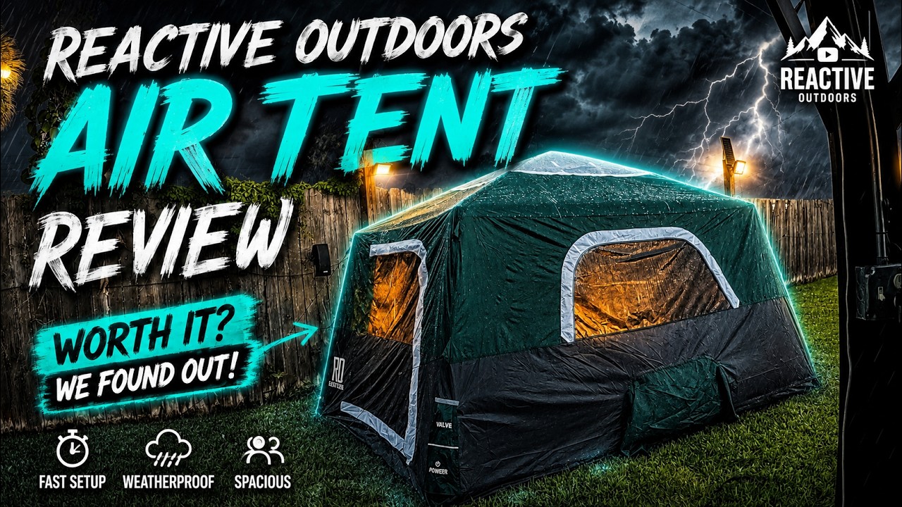 Reactive Outdoors 10 Person Air Tent REVIEW: Survived a Florida Storm?