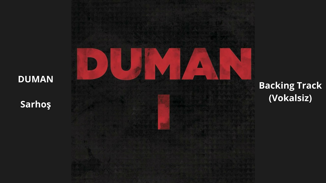 Duman - Sarhoş | Backing Track (Karaoke)