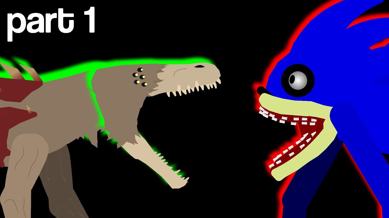 Scp 682 vs shin sonic | sticknode animation
