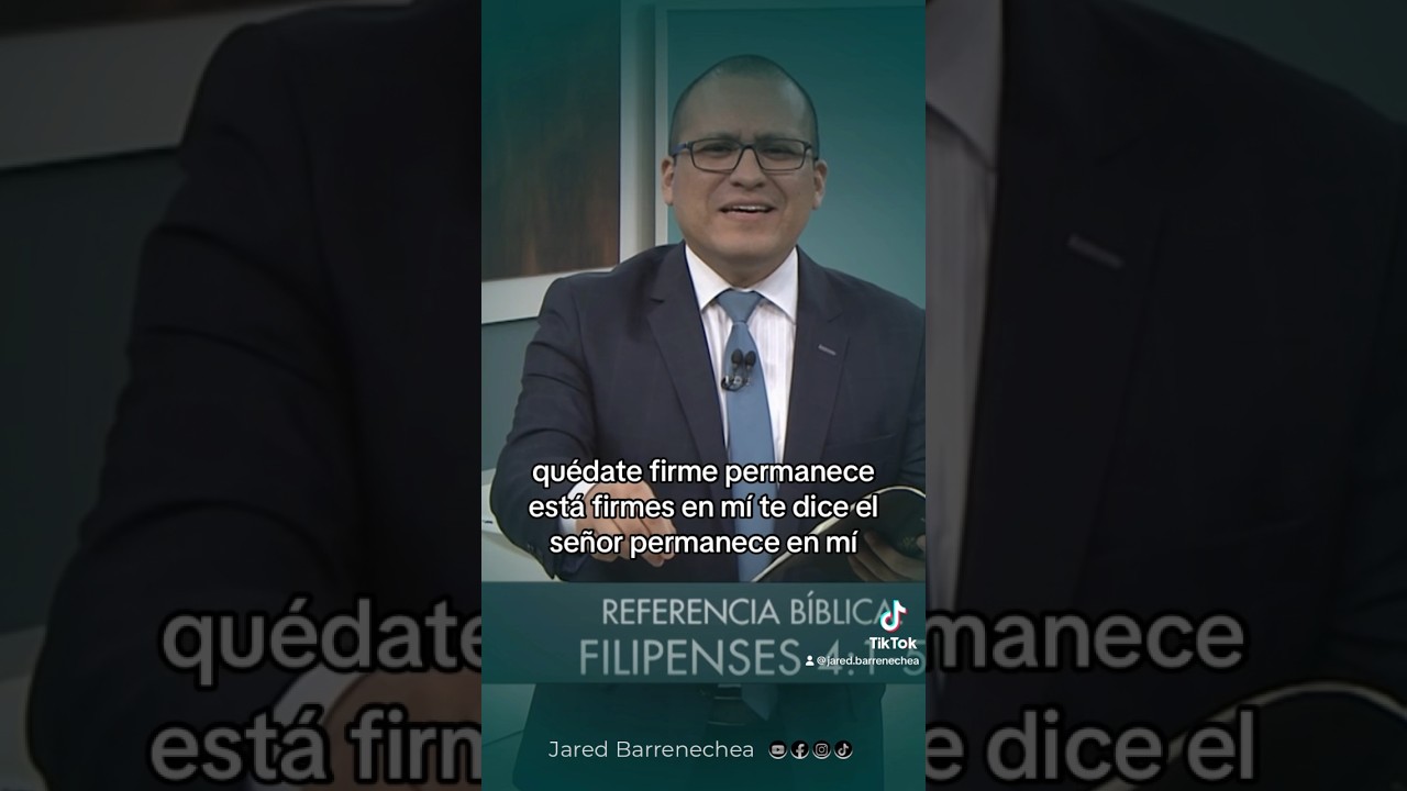 &iquest;C&oacute;mo permanecer firmes en Jes&uacute;s? 🙏 #fe #fortaleza #biblia #perseverancia  #predicacion #reflexion