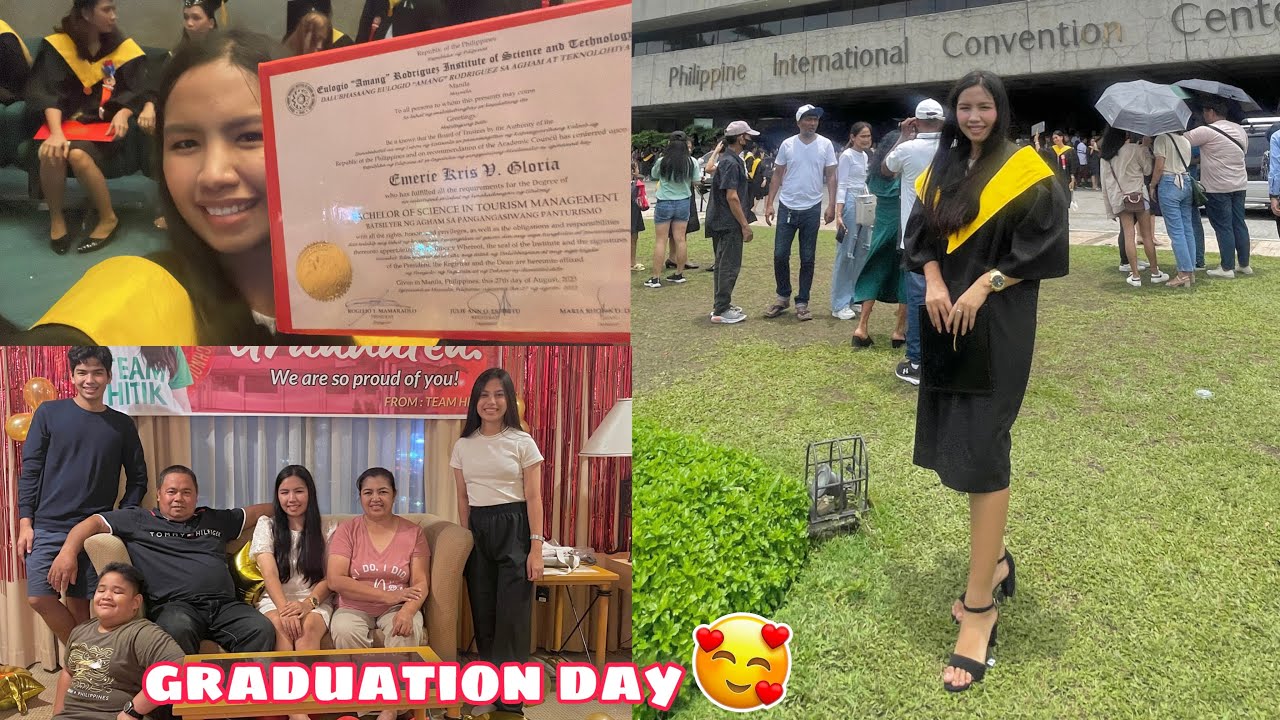 FINALLY GRADUATE NA AKO! THANK YOU LORD🙌🏻🎓