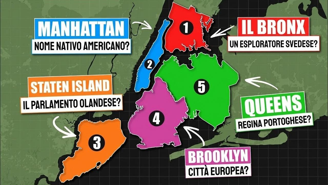 Come sono nati i nomi dei quartieri di New York