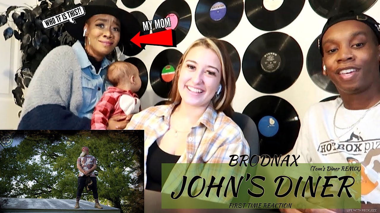 MY MOM REACTS TO BRODNAX - John’s Diner (Tom’s Diner REMIX) REACTION | THIS MAN WENT OFF! 👀🔥
