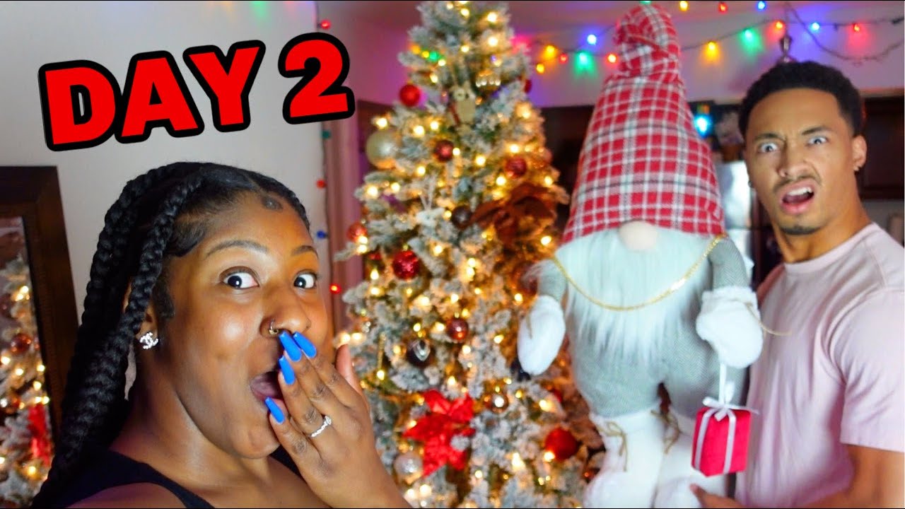 DECK THE CRIB WITH US🎅🏾🎄🎁 // Vlogmas Day 2
