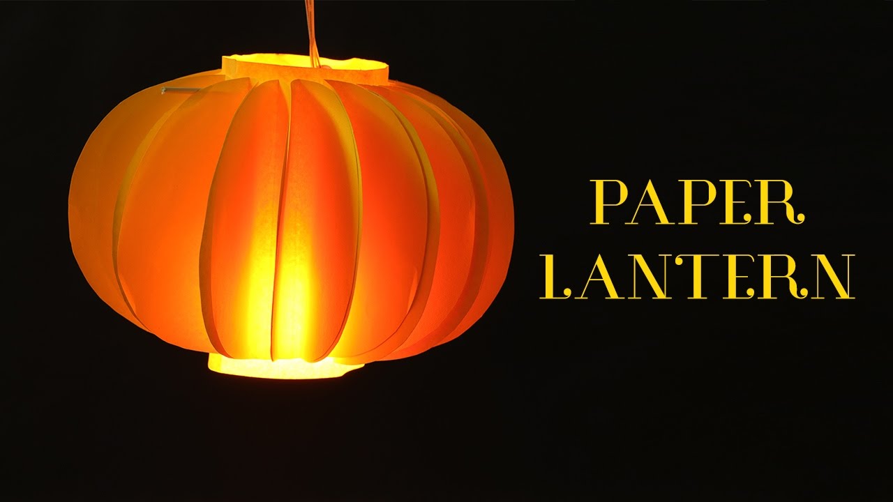 DIY Hanging Paper Lantern - How to Make Paper Lantern at Home