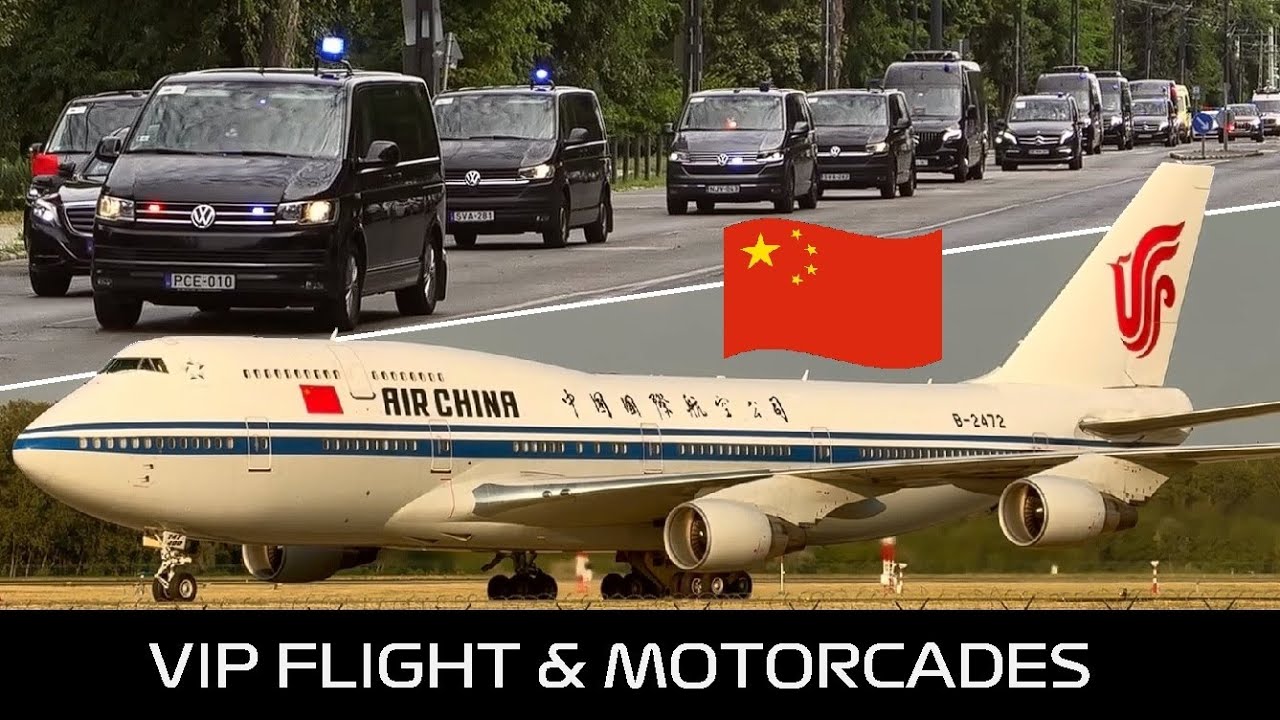 Zhao Leji in Hungary / Airplane & motorcades