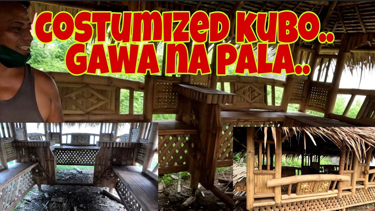 Bamboo made kubo update | Varnish na lang ang kulang..