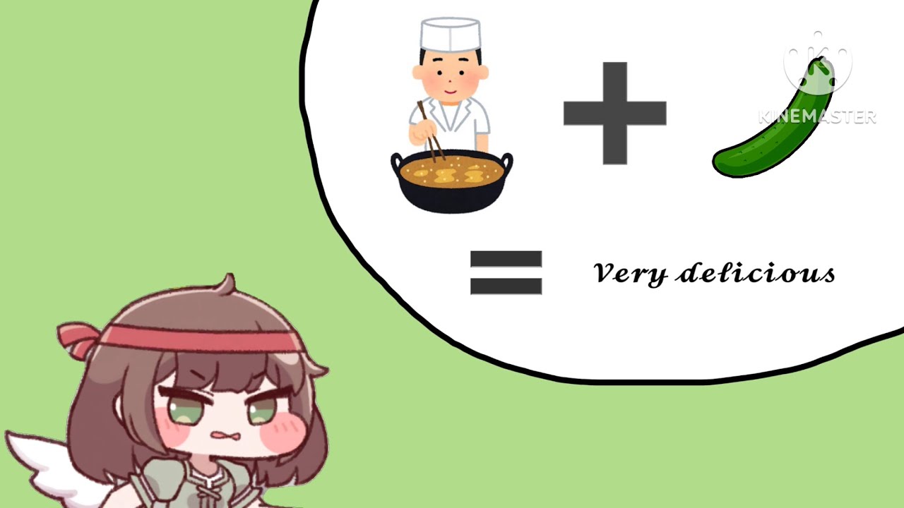 キュウイと揚げ物