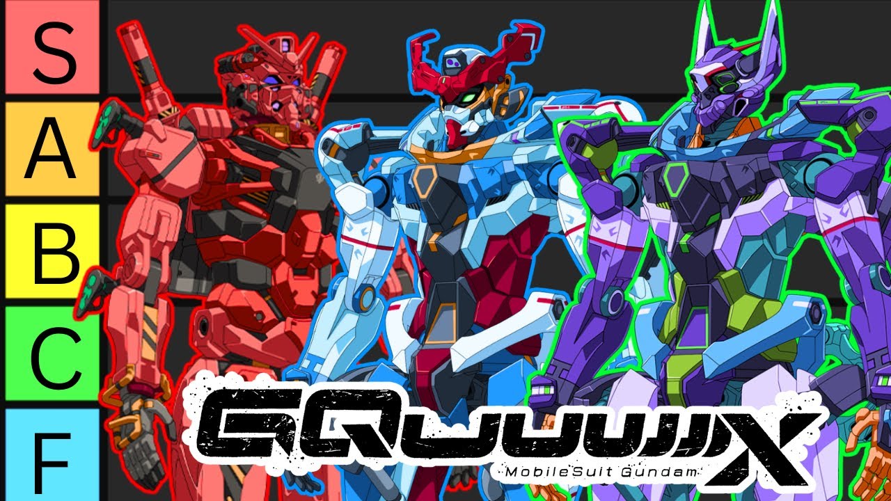 Рейтинг всех мобильных костюмов Gundam GQuuuuuuX