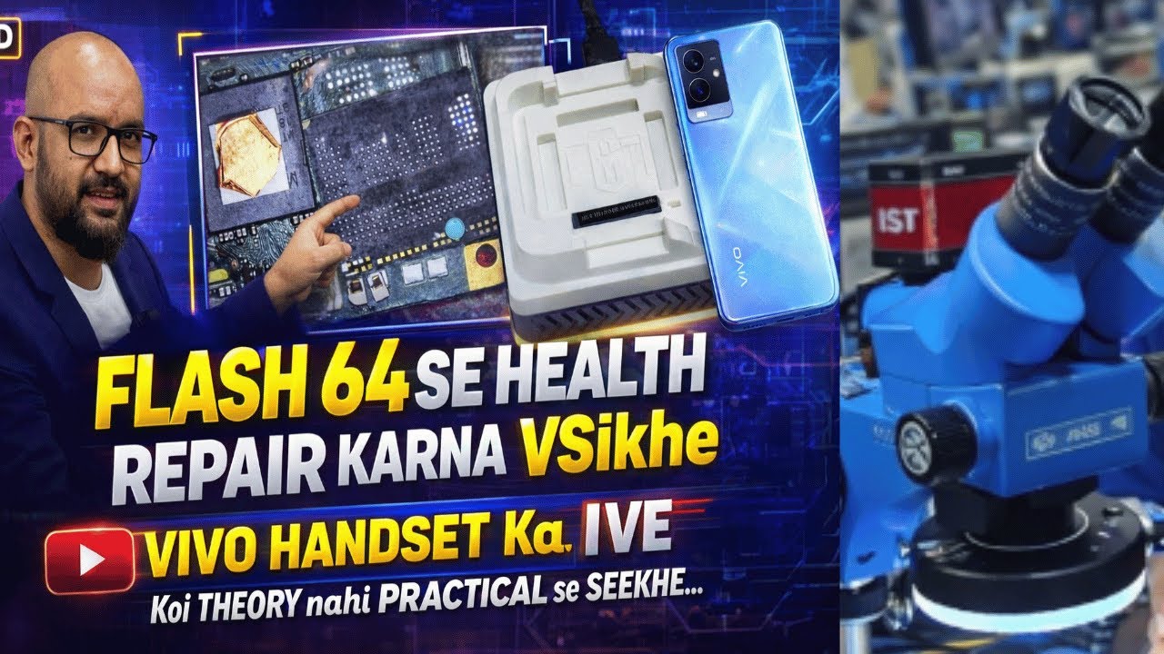 FLASH 64 SE HEALTH REPAIR KARNA SIKHE | VIVO HANDSET LIVE REPAIR TRAINING #flash64