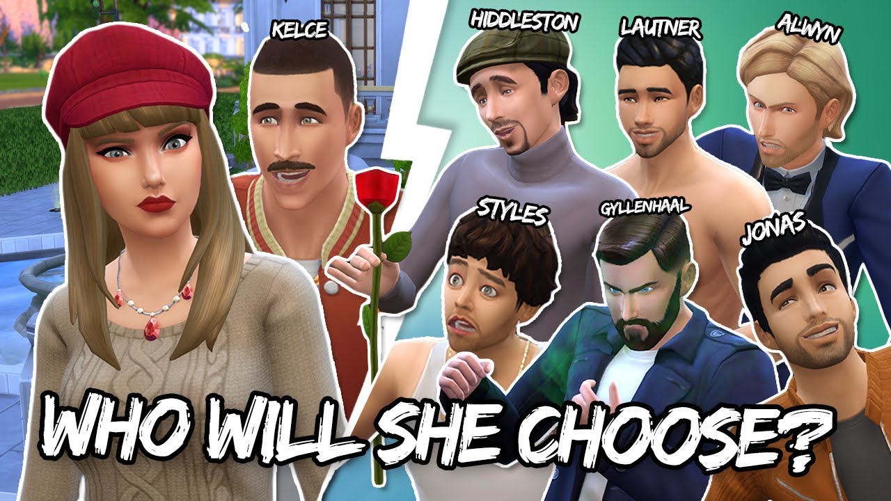Taylor Swift Dates Travis Kelce AND 6 EX-BOYFRIENDS AT ONCE (Pt. 1) | Sims 4 Gameplay