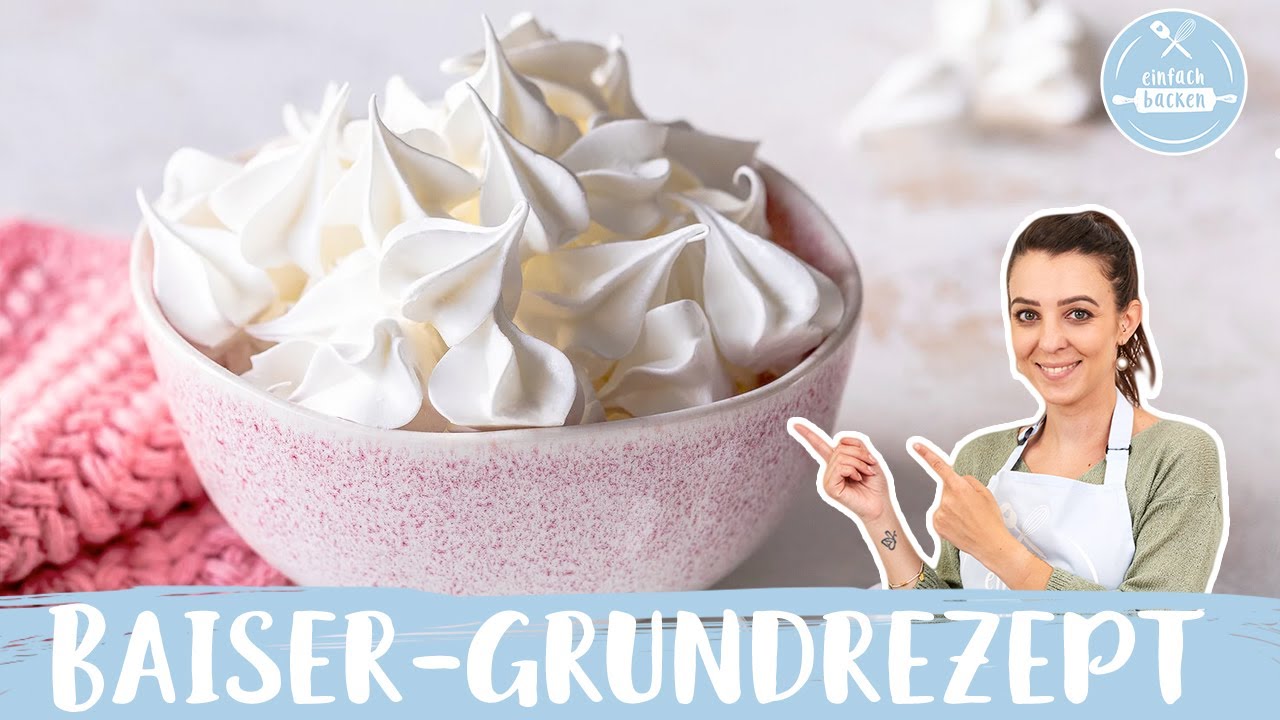 Baiser Grundrezept 🍦🤩 | Klassiker | einfach und schnell | Einfach Backen