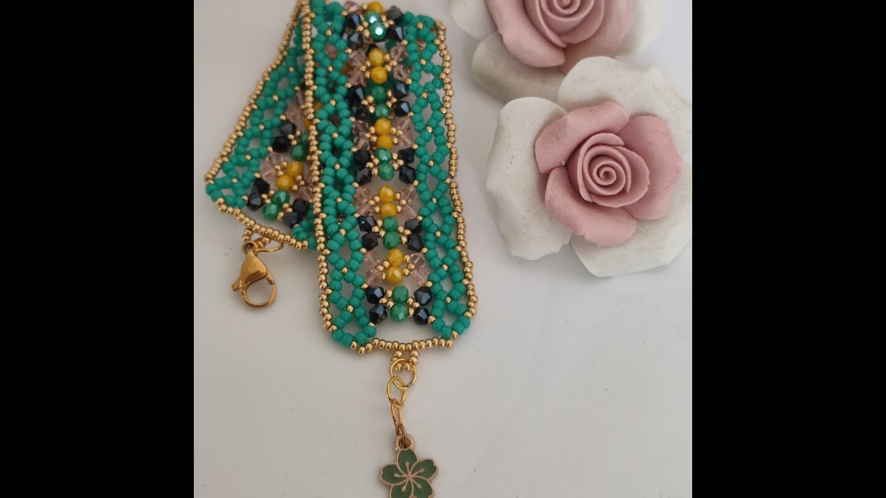 tutorial bracciale Miro' in coll. con #beebeecraft #bracelet #accessories #earrings