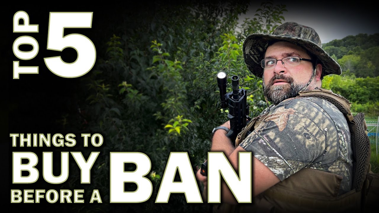 Top 5 Things To BUY Before The ASSAULT WEAPONS BAN