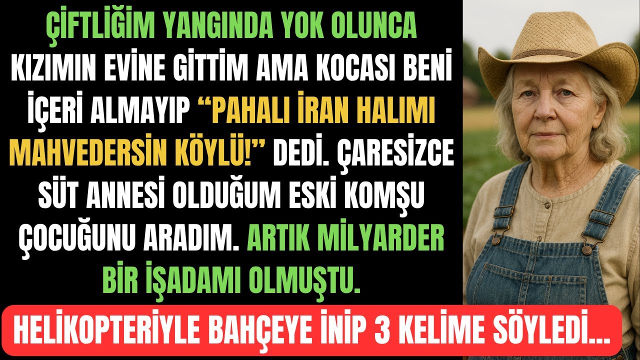 Çiftliğim Yanınca Ailem Beni Evsiz Diyerek Dışladı, Milyarder Süt Çocuğumu Aradım…