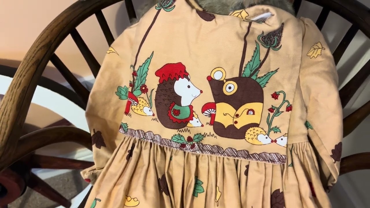 My Antique Teddy Bears new Designer Dress 