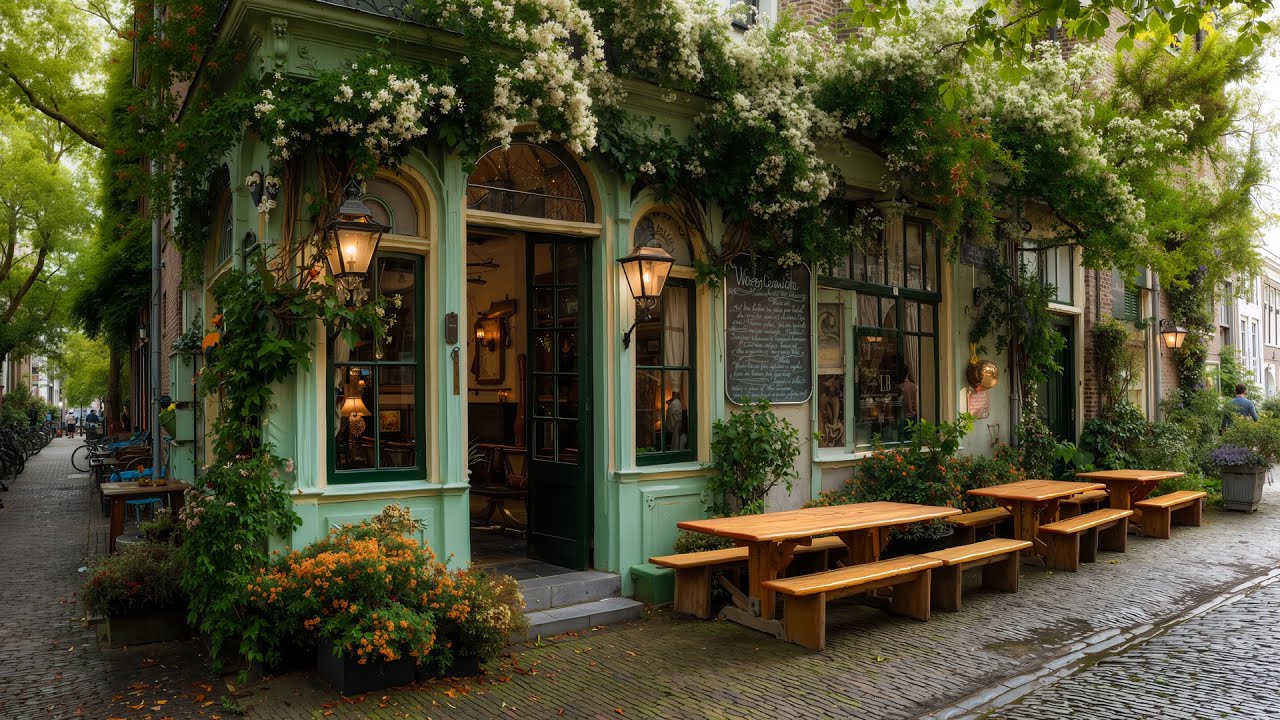 Happy Morning Corner Café Jazz | Smooth Music for Focus, Calm, and Relaxing Moments