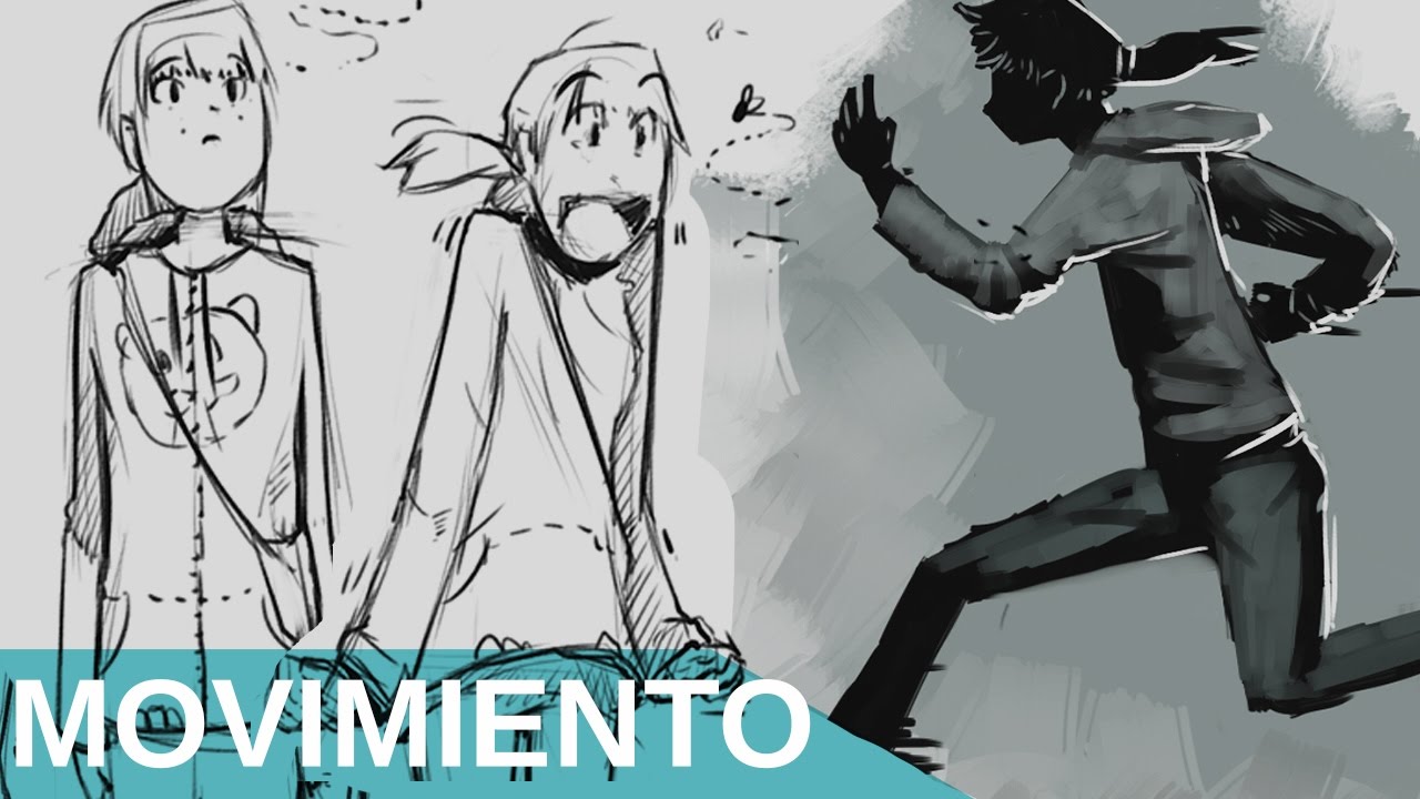 Cómo podrías dibujar Movimiento en tus personajes. FIGURA HUMANA