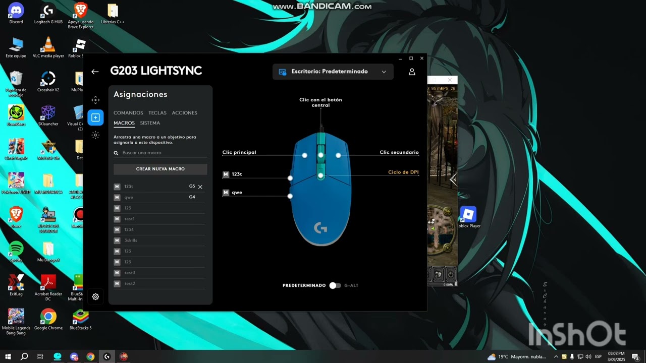 MACRO AUTO COMBO 3SKILLS MU ONLINE MOUSE LOGITECH