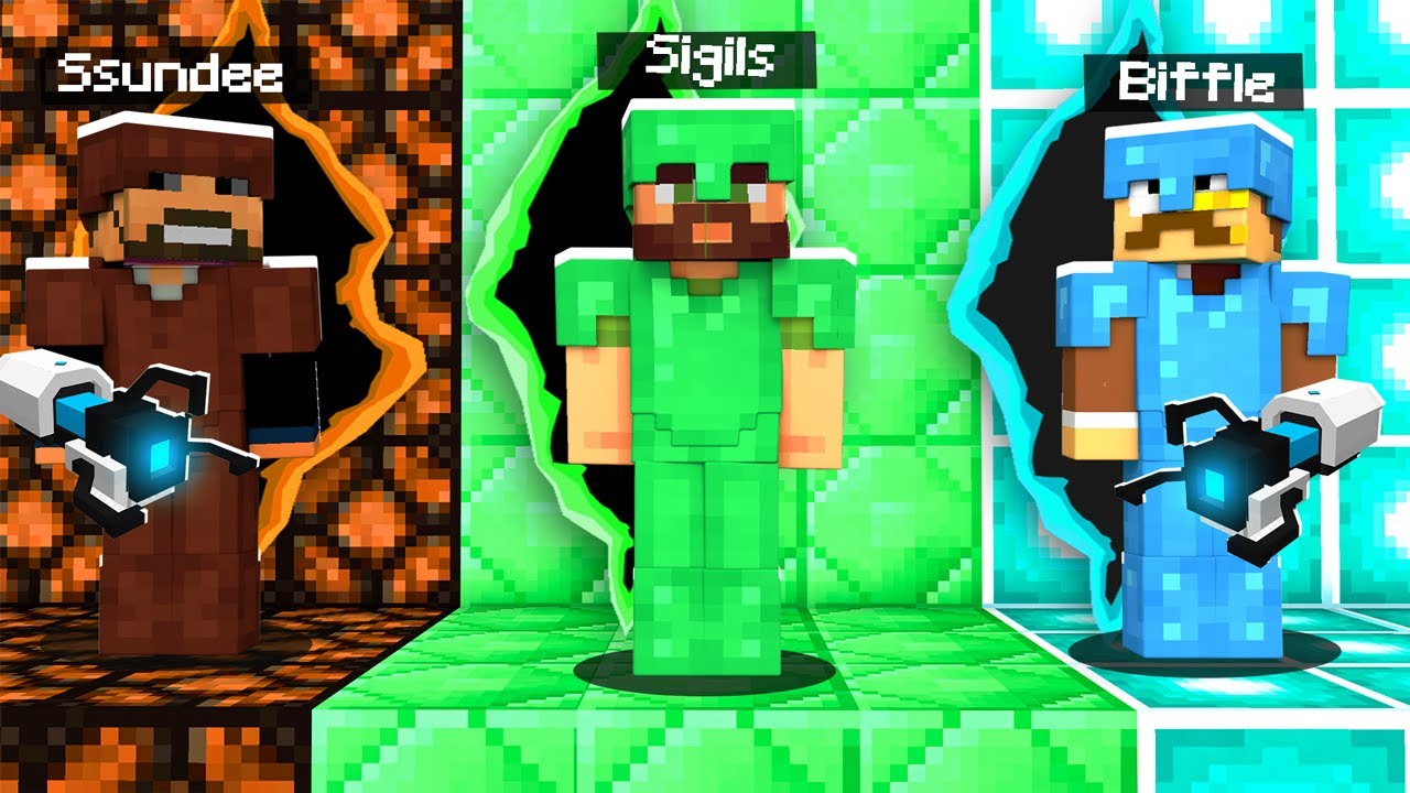 PORTAL GUN HIDE and SEEK in Minecraft (*OP*)