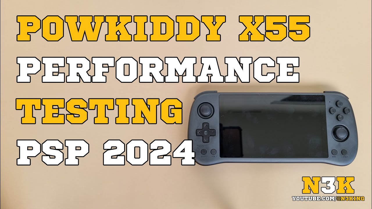 PowKiddy X55 | RK3566 PSP Performance Testing 2024