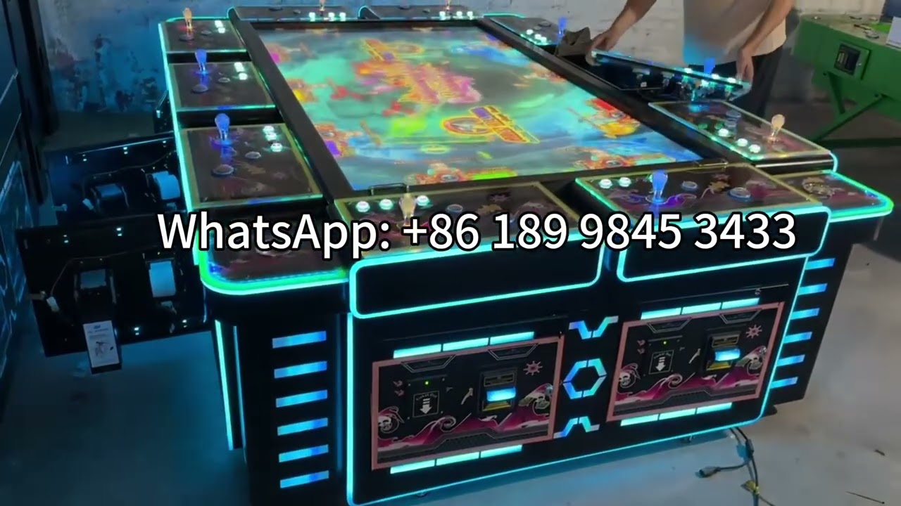 10 Players 86 Inch Fish Game Table Slot Gaming Machine