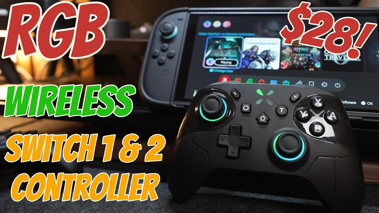 This $29 RGB Switch 2 Controller Is Loaded 🔥 FASTSNAIL Unboxing