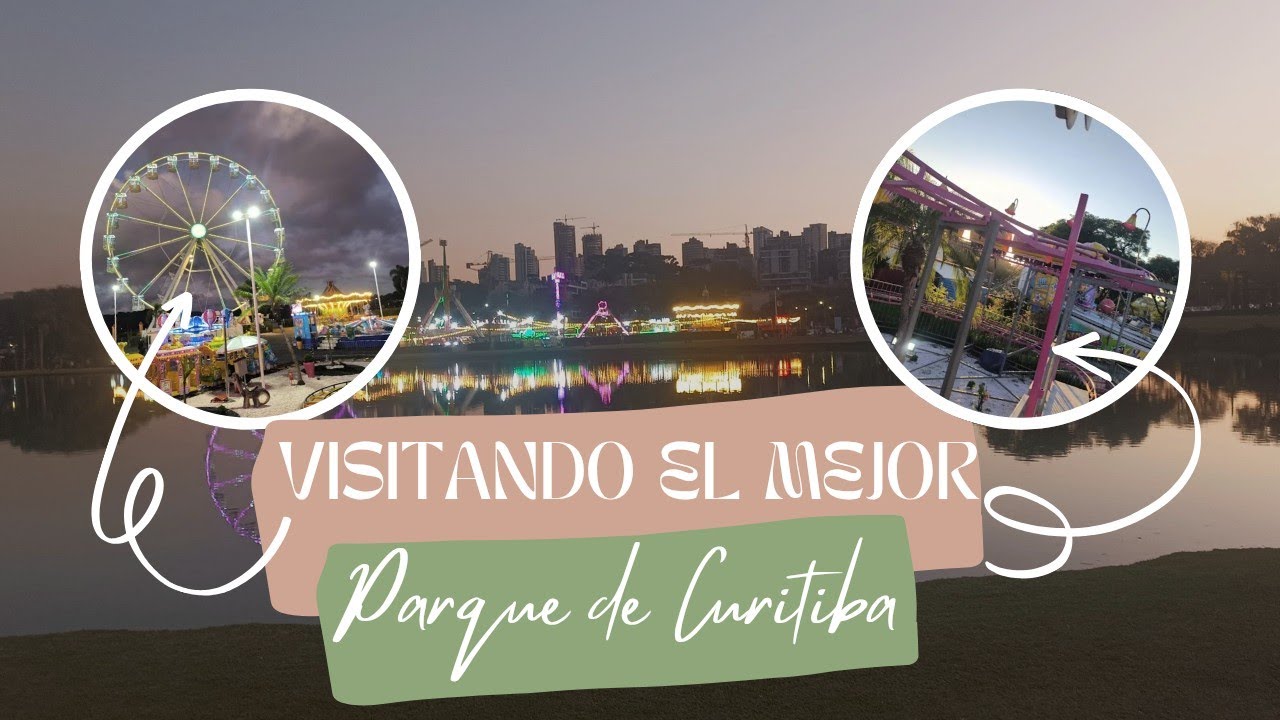 ¡Mi primera vez en un parque de atracciones en Brasil!😍 Reaccionando a todo en el Parque Barigui 🎡🇧🇷