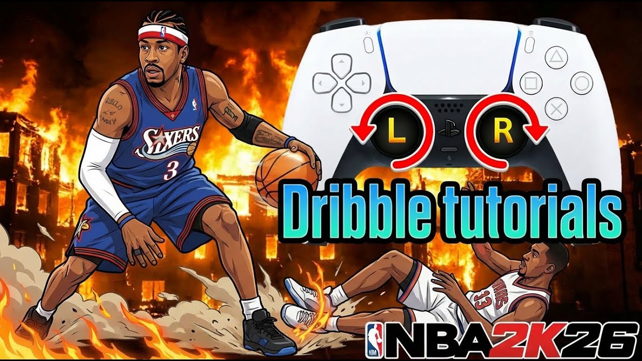 #1 DRIBBLE TUTORIAL w/HANDCAM in NBA 2K26! #fyp #viral #tutorial #dribblegod