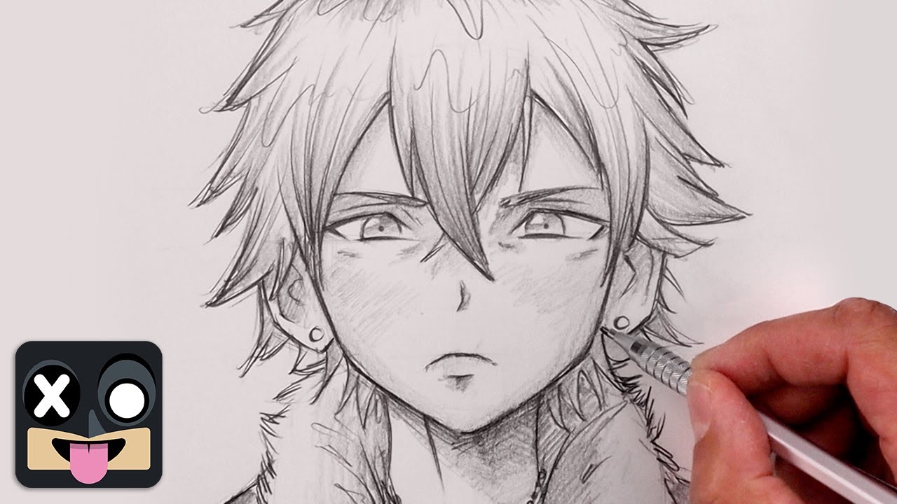 How To Draw Anime Boy Sketch Tutorial