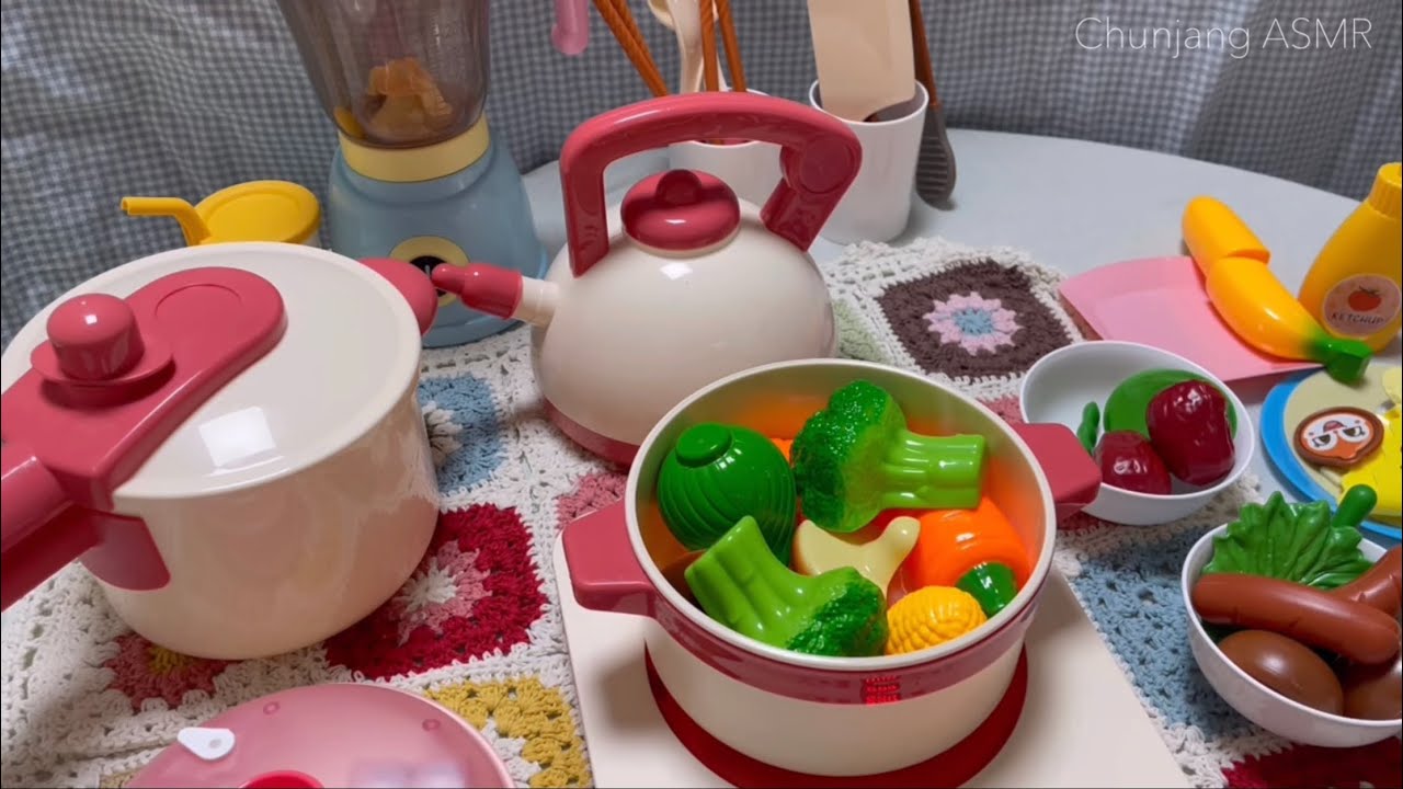 [Sub][Toy ASMR]🍱 Создание обеденного ящика игрушки с Кулинарной игрушки👩🍳 | Кулинарные игрушки ASMR