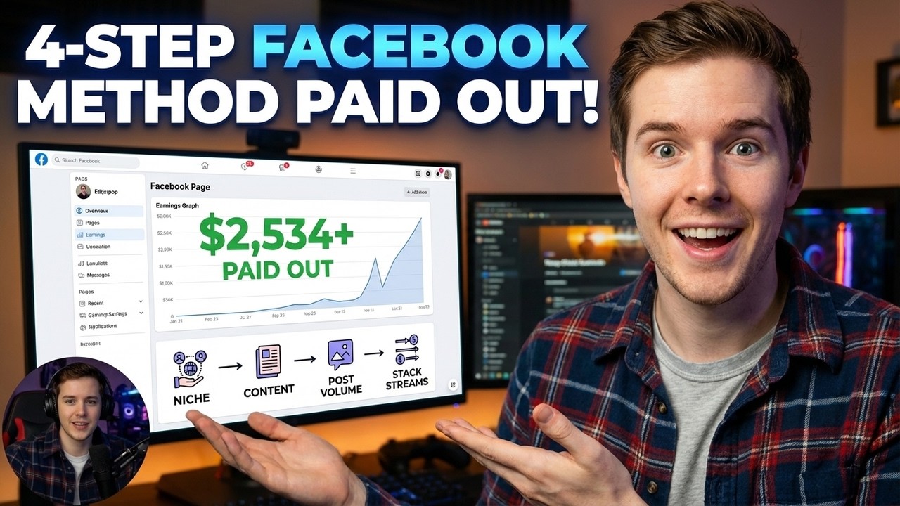 $2,534 From Posting Quotes on Facebook (EASY Facebook Monetization Strategy)
