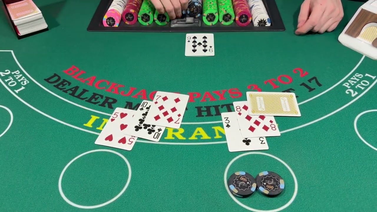 BLACKJACK $5,000 BUY IN 🔥🤑HUGE BUY IN AND HUGE PROFIT IN 10 MINUTES🤑🔥#blackjack #blackjackstrategy