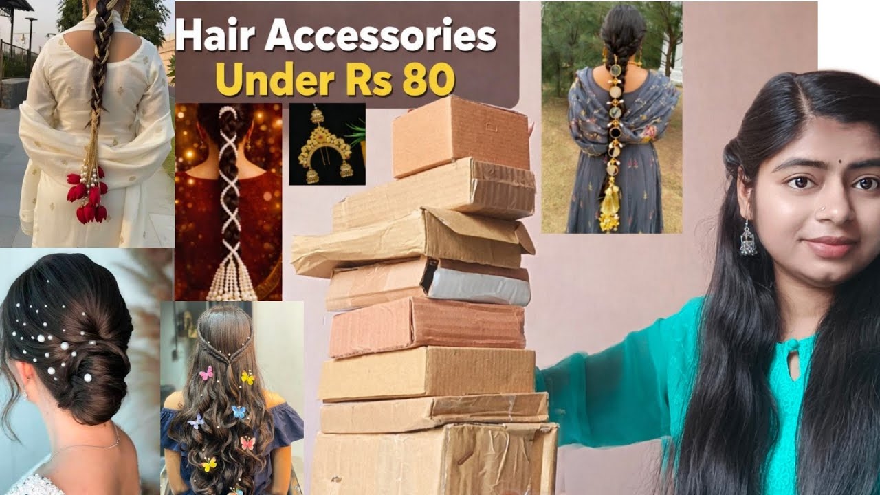 Meesho Hair Accessories Haul Under Rs 80 😱 llytshorts ll shorts ll #hairaccessories