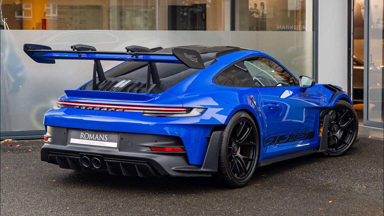 2025 Porsche 911 (992) GT3 RS - PTS Nogaro Blue - Walkaround + Engine & Exhaust Sound