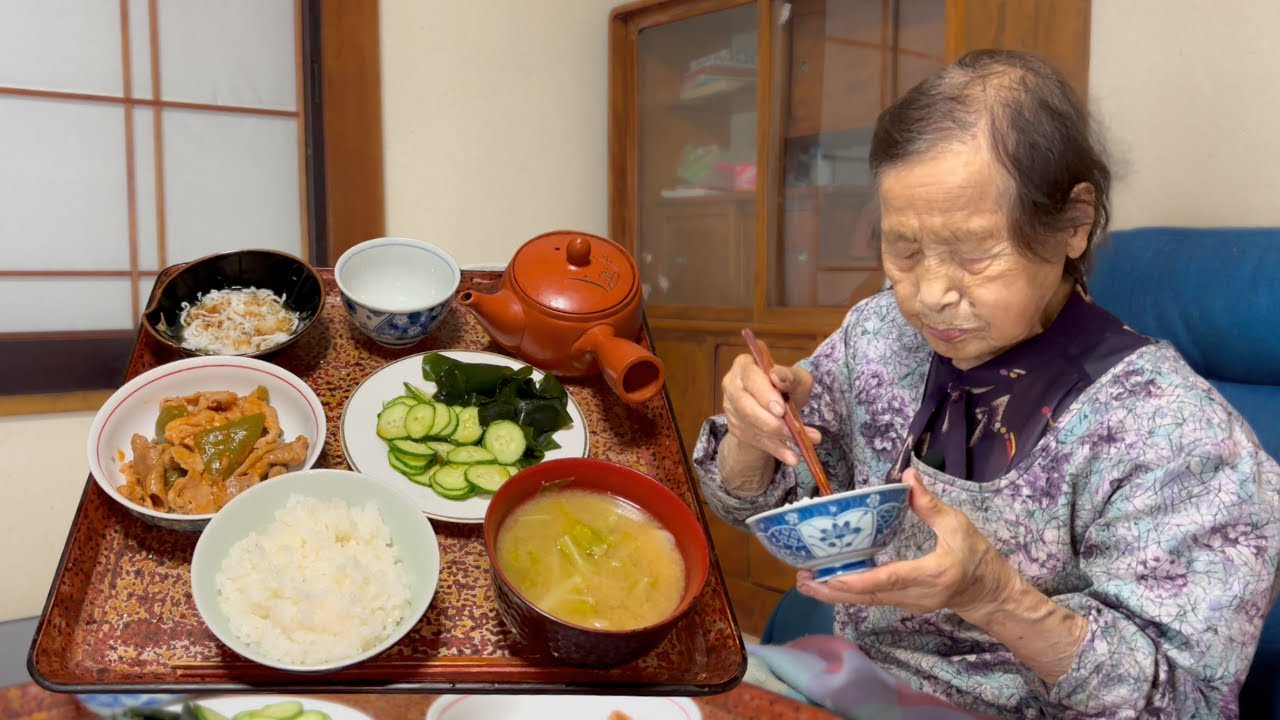 🇯🇵Dinner with My Japanese Grandma (94) | A Slow Evening in the Countryside