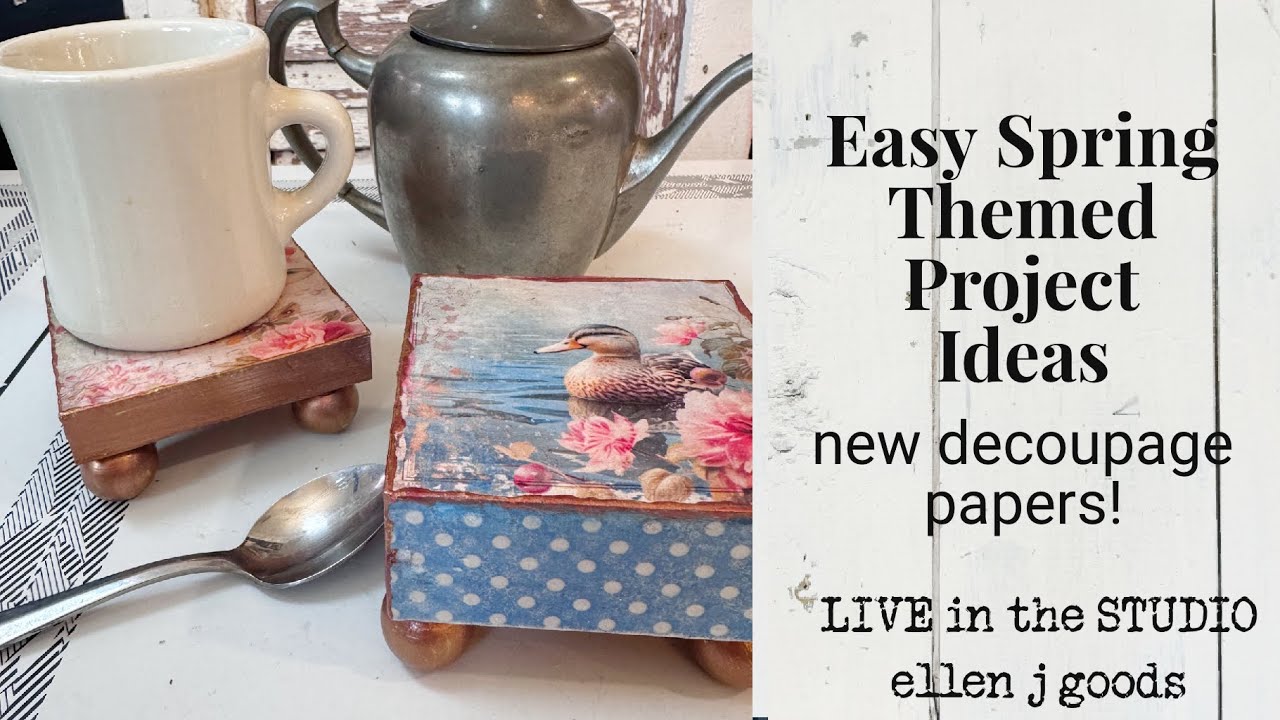Easy Spring Themed Project Ideas and NEW PAPERS