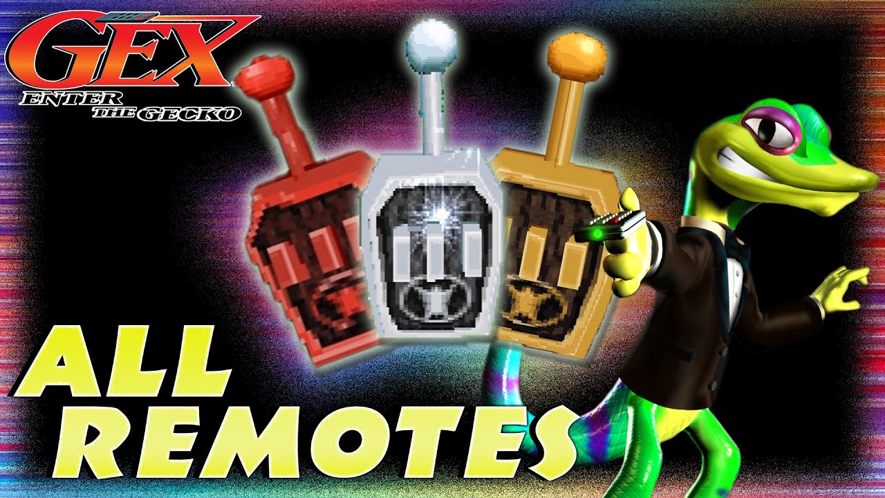 All Remotes | Gex: Enter the Gecko | FULL GAME GUIDE