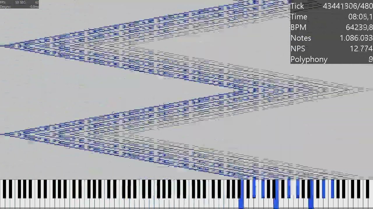 Cmajarpnut REVAMPED / 1.8 Million Notes / MIDI