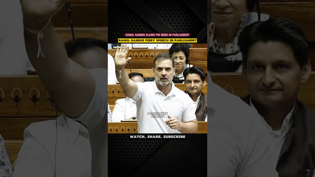 Rahul Gandhi's Powerful Remarks in Parliament | Slams PM Modi & the BJP Government